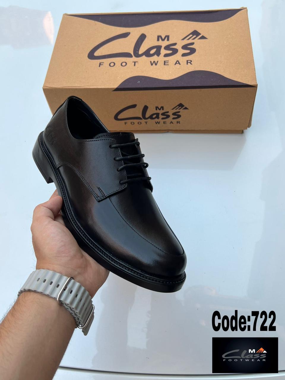 خصم 45% الكلاسيك كود 722  جلد طبيعي برباط